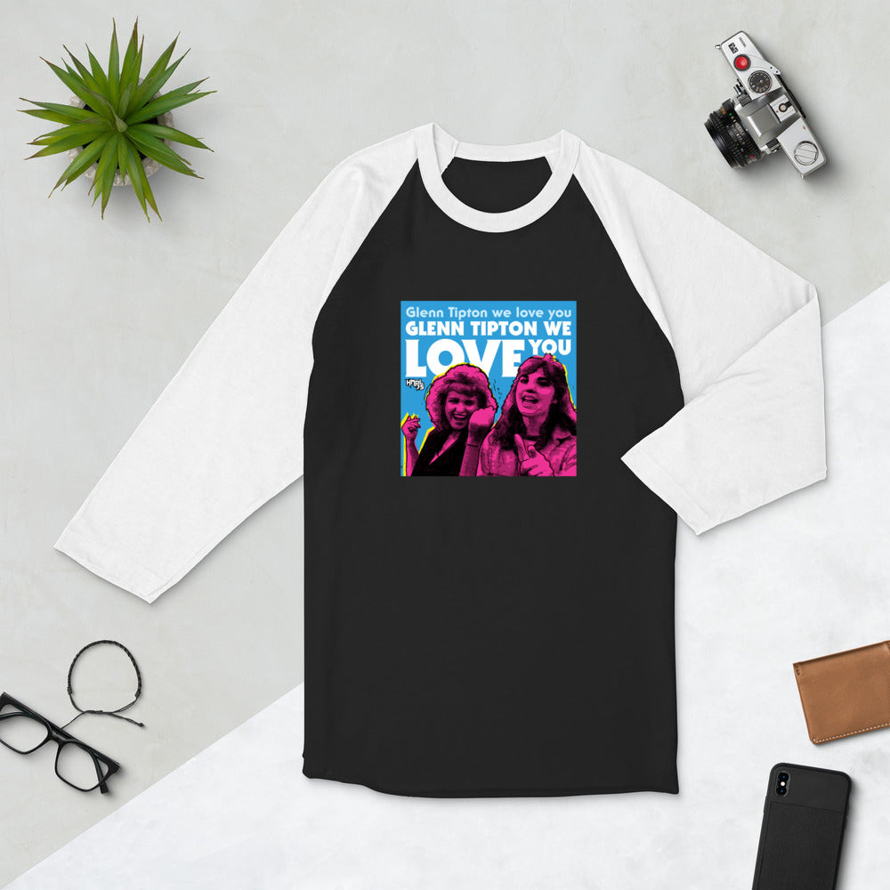"Glenn Tipton We Love You" 3/4 sleeve shirt