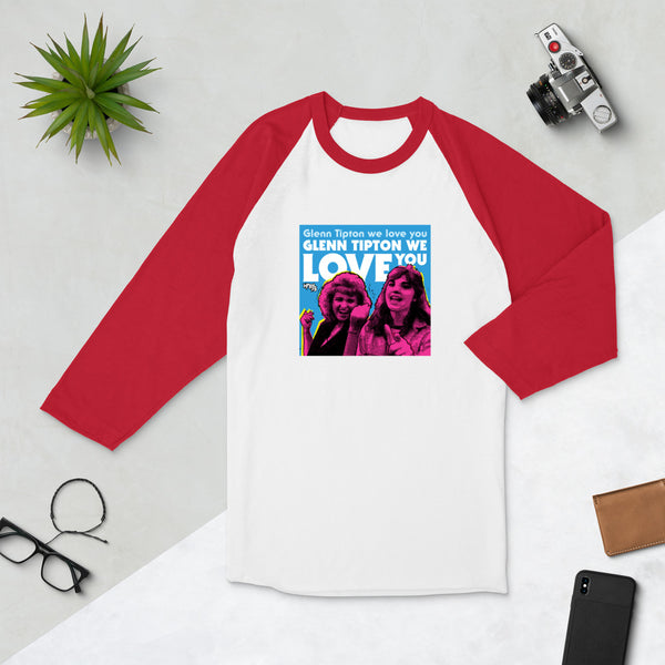 "Glenn Tipton We Love You" 3/4 sleeve shirt