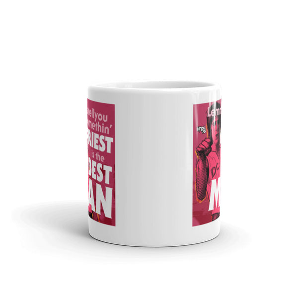 "Priest is the Best, Man" coffee mug